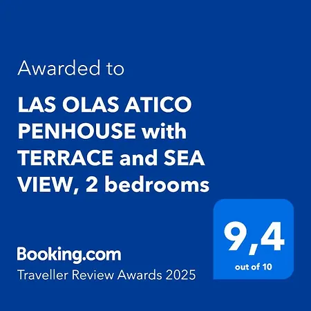 Olas Atico Penhouse With Terrace And Sea View, 2 Bedrooms Lägenhet